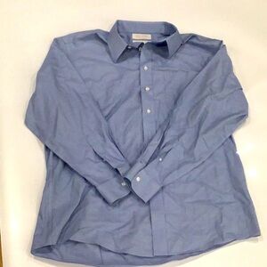 Blue men dress shirt